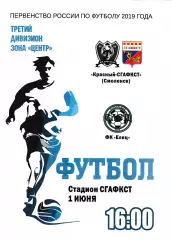 Красный-СГАФКСТ (Смоленск) - ФК Елец 01.06.2019