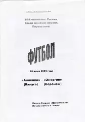 ЖФК Анненки (Калуга) - Энергия (Воронеж) 20.06.2005