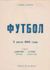 Динамо (Киров) - Гурия (Ланчхути) 05.07.1983