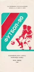 Томь (Томск) 1990 (1 круг)