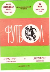 Нистру (Кишинев) - Бустон (Джизак) 22.05.1981