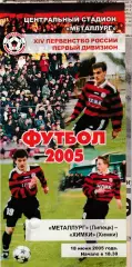 Металлург (Липецк) - ФК Химки 18.06.2005 (+ отчет)
