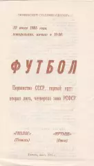 Геолог (Тюмень) - Иртыш (Омск) 11.07.1985
