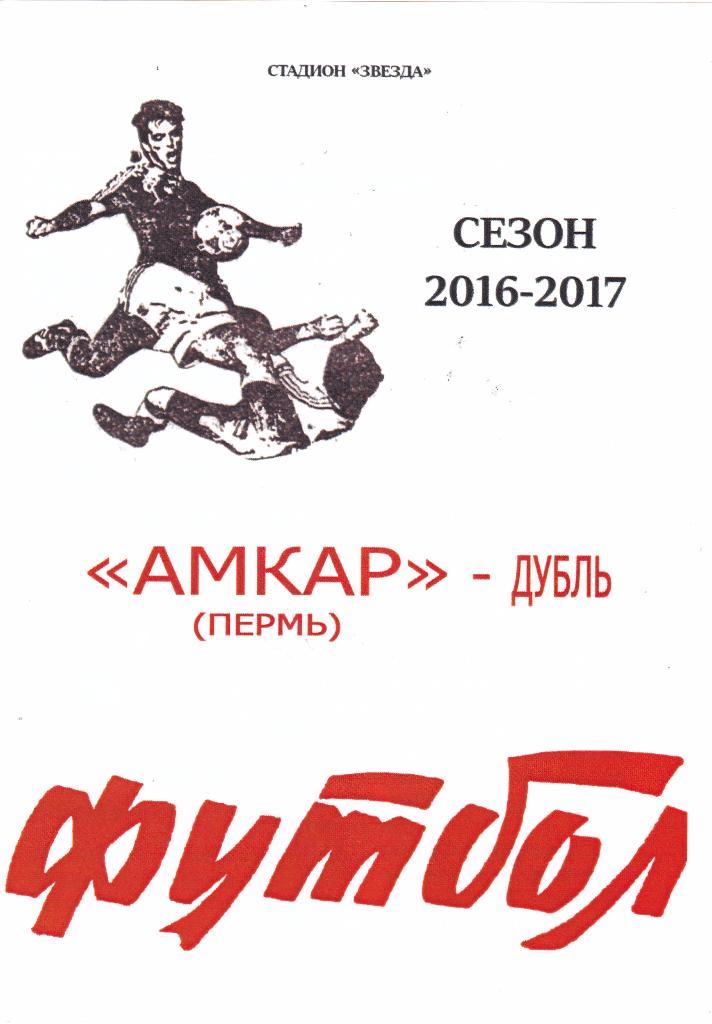 Амкар-Д (Пермь) - Крылья Советов-Д (Самара) 2016/2017