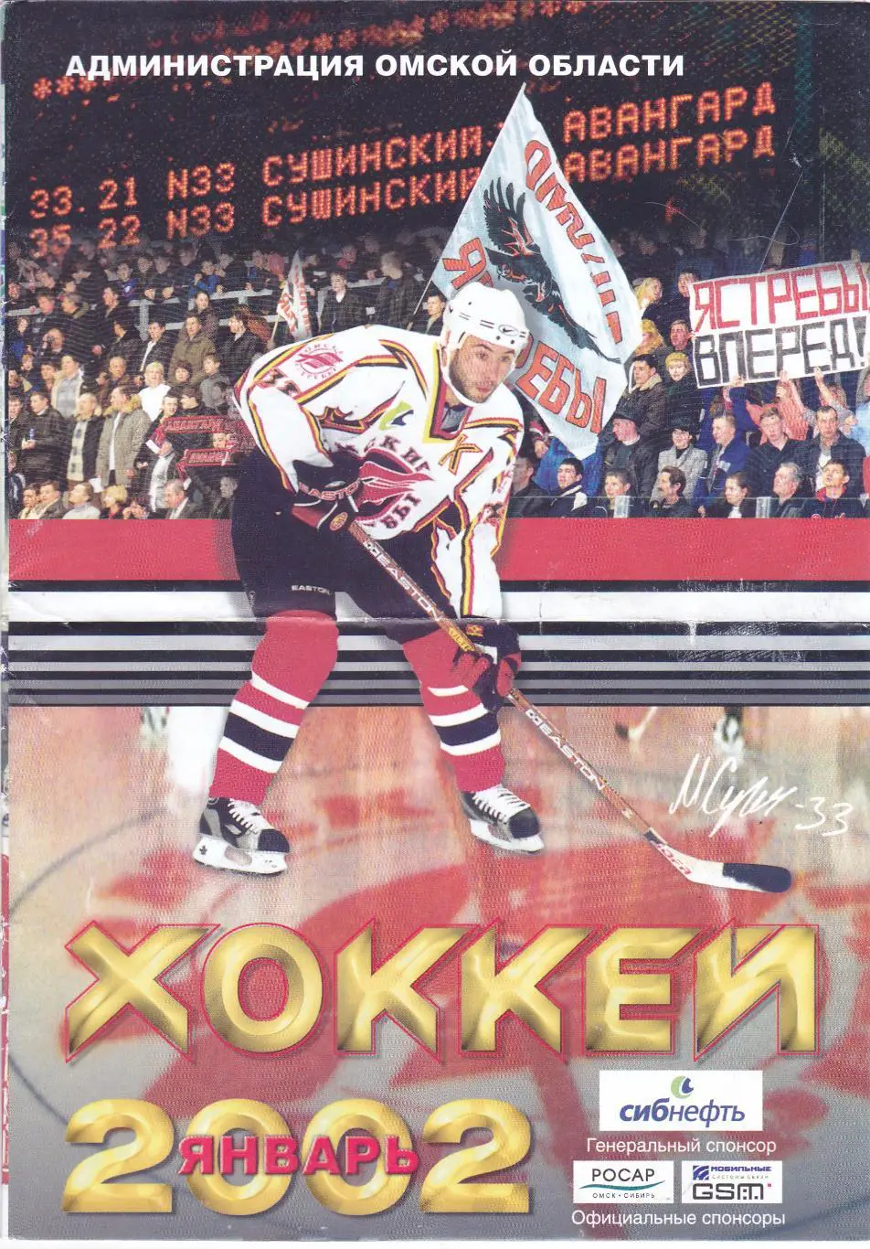 Авангард (Омск) - Торпедо (Нижний Новгород) 05.01.2002