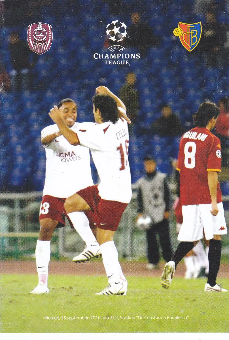 ЧФР (Румыния) - Базель (Швейцария) 15.09.2010