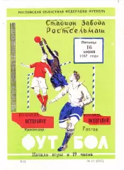 Ростов (Ветераны) - Краснодар (Ветераны) 16.06.1967 тм