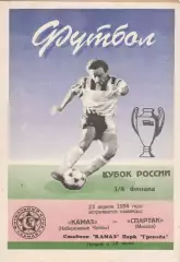 Камаз (Наб.Челны) - Спартак (Москва) 23.04.1994 Куб.России 1/4