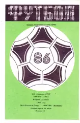 СКА (Ростов) - Нистру (Кишинев) 22.07.1986