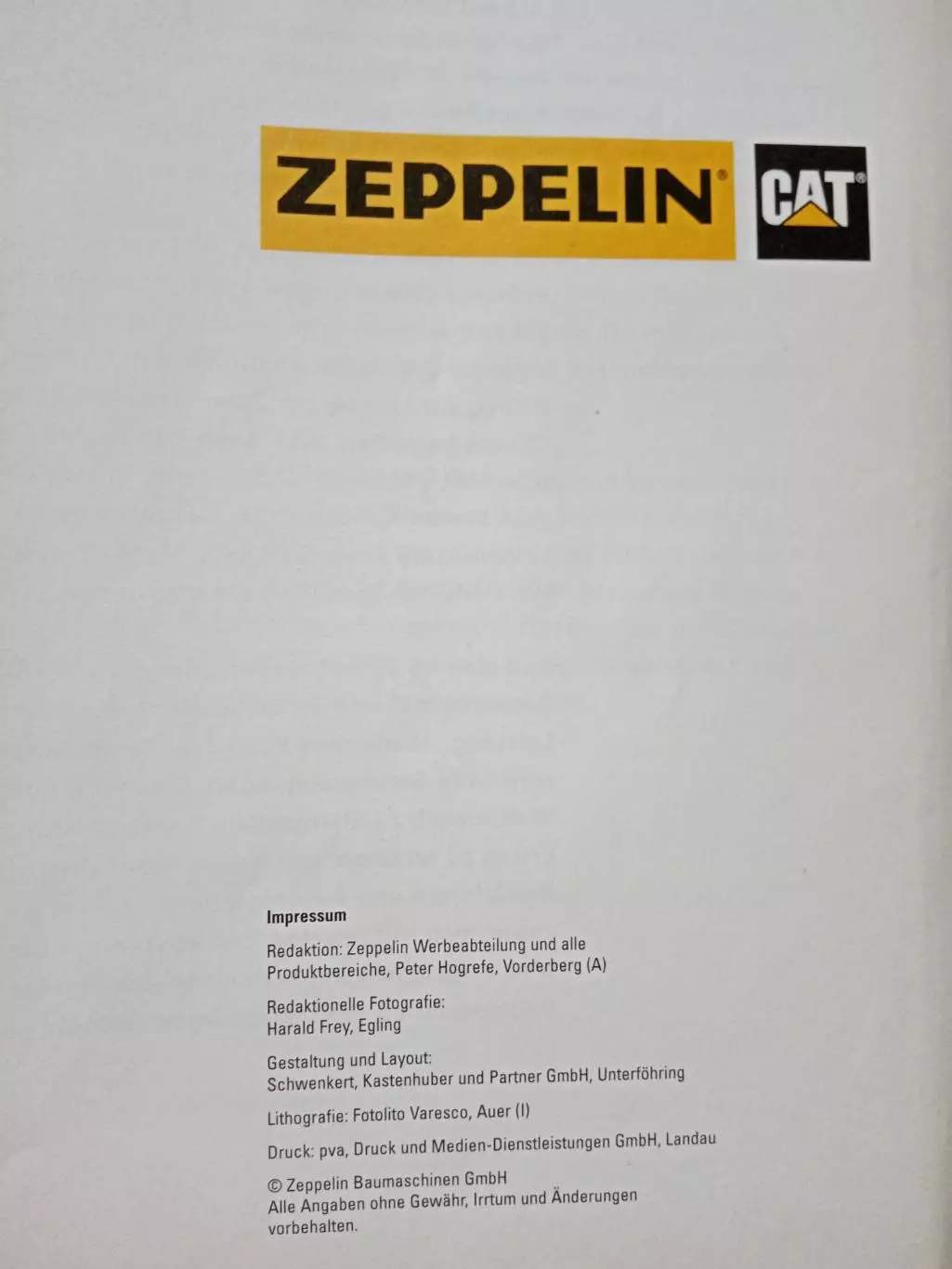 Каталог продукции Caterpillar 1999-2000 год. на немецком 1