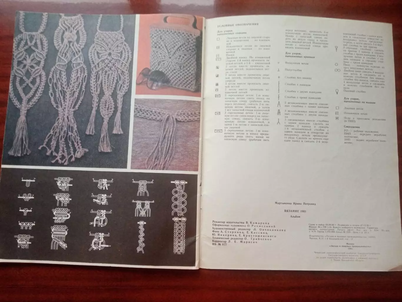 Мартыненко И.П. Альбом Вязание. 1981 год 7