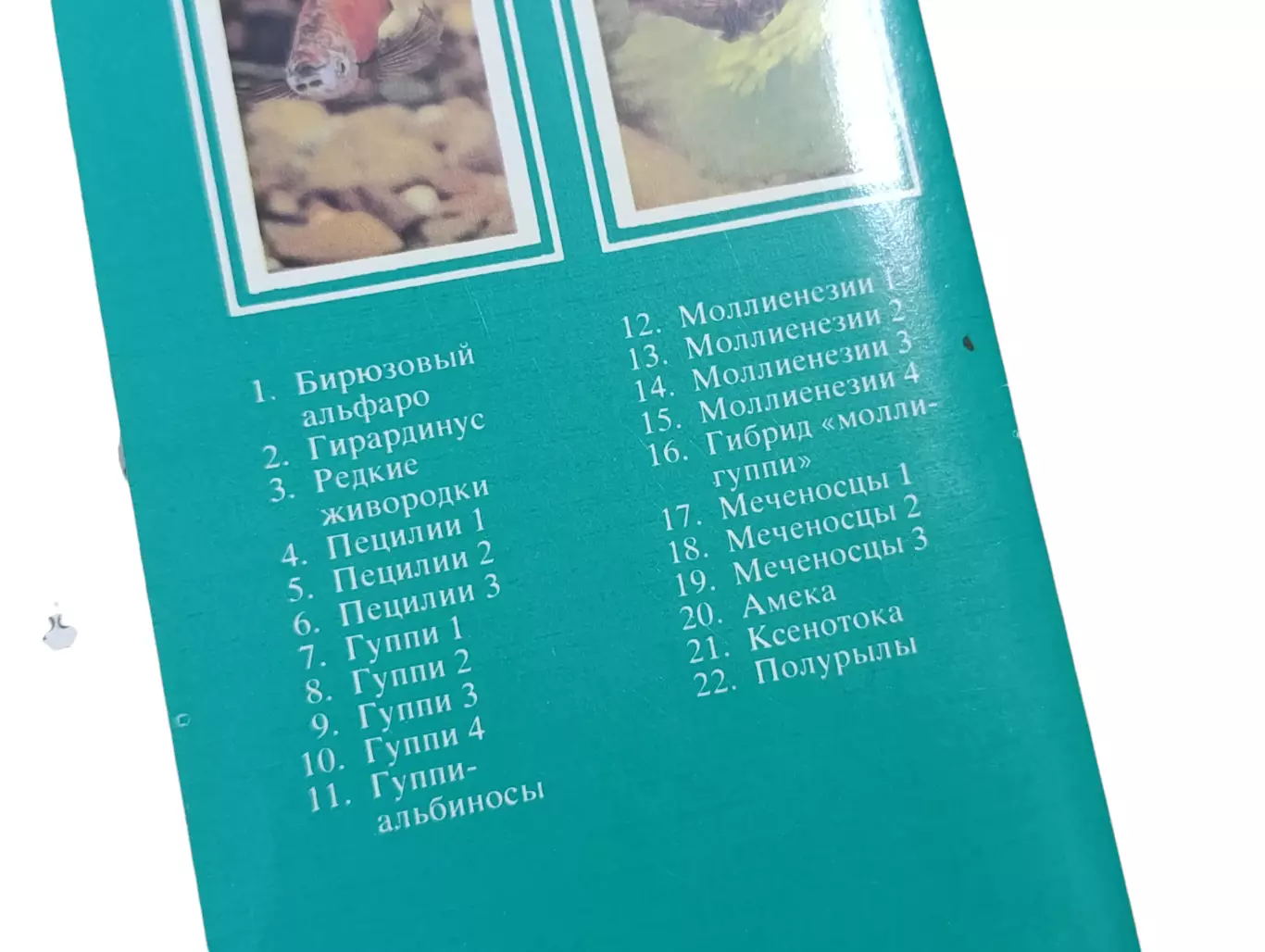 НАБОР ОТКРЫТОК ПЕСТРЫЙ МИР АКВАРИУМА СССР 1989 ГОД ПОЛНЫЙ 22 ШТУКИ 4