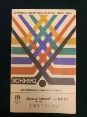 Крылья Советов-ЦСКА .1977 год