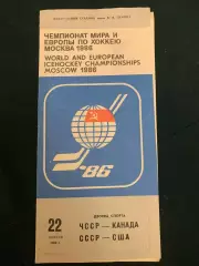 ЧССР-Канада. СССР-США.