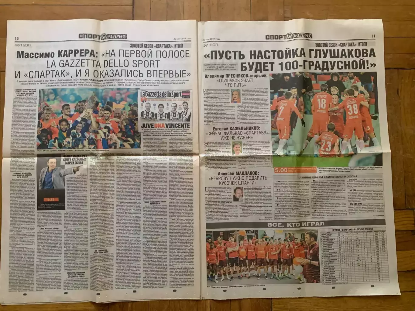 Спартак Чемпион 2017 3