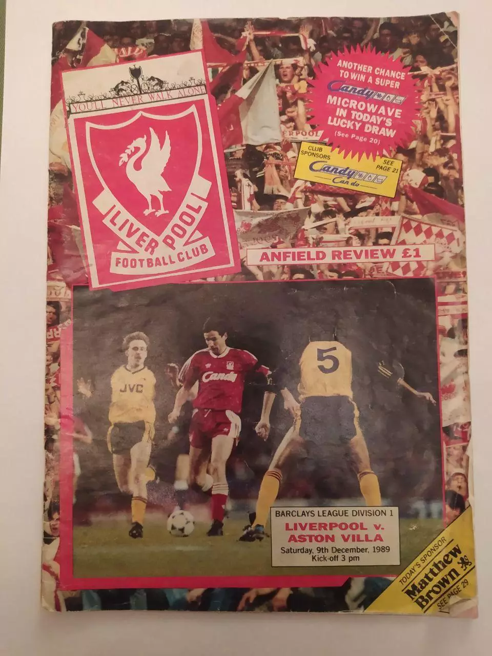 Ливерпуль-Астон Вилла . 1989