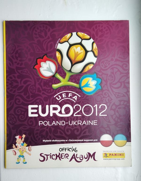 Альбом для стикеров Панини ЕВРО 2012. (чистый) Panini.