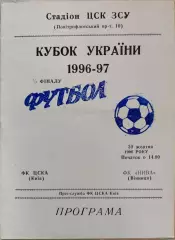 ЦСКА Київ - Нива Вінниця 1996/1997 30.10.1996 кубок