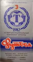 Торпедо Запоріжжя - Нива Вінниця 1994/1995 06.04.1995