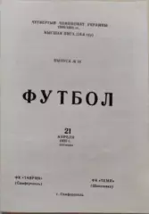 Таврія Сімферополь - ФК Темп Шепетівка 1994/1995 21.04.1995