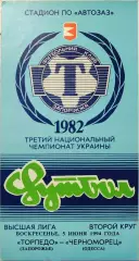 Торпедо Запоріжжя - Чорноморець Одеса 1993/1994 05.06.1994