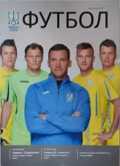 збірна Україна - збірна Словаччина 10.11.2017 / Україна U-21 - Англія U-21