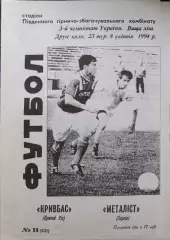 Кривбас Кривий Ріг - Металіст Харків 1993/1994 08.04.1994