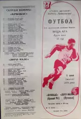 Кривбасс Кривий Ріг - Зоря-Малс Луганськ Заря 15.05.1993 1992/1993
