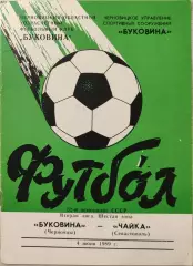 Буковина Черновцы - Чайка Севастополь 04.06.1989