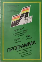 СССР-ГДР 1987