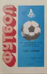 СССР - Турция 1988