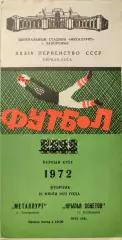 Металлург Запорожье - Крылья Советов Куйбышев 25.07.1972