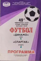 Динамо Киев - Спартак Москва 27.04.1986