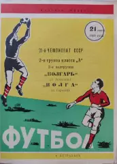Волгарь Астрахань - Волга Горький 21.06.1969