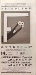 Даугава Рига - Металлург Запорожье 14.04.1987