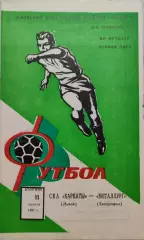 СКА КАРПАТЫ ЛЬВОВ - МЕТАЛЛУРГ ЗАПОРОЖЬЕ 11.08.1987