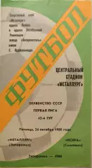Металлург Запорожье - Искра Смоленск 24.10.1980
