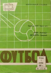 Ротор Волгоград - Металлург Запорожье 01.10.1982 вид 1