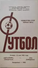 Металлург Запорожье - СКА Хабаровск 12.05.1983