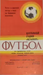 Металлург Запорожье - Ротор Волгоград 03.06.1984
