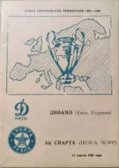 Динамо Киев - Спарта Прага 15.04.1992 автор Е. Белозеров