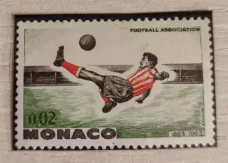 Монако 1963100 летие футбола футбольной асоциации Англии 1863-1963 1шт