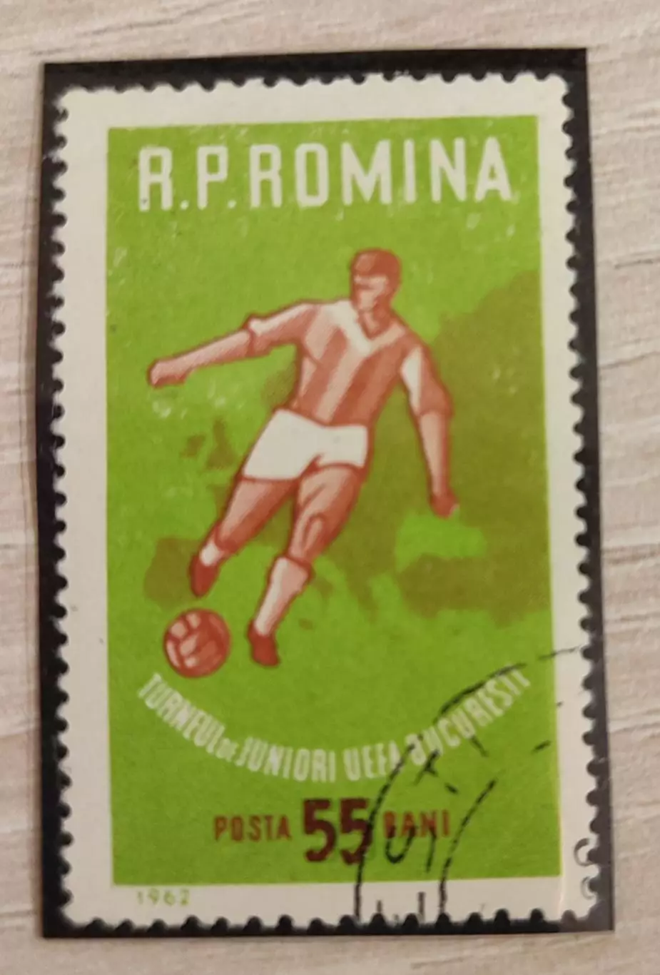Румуния Чемпионат Европы по футболу среди юниоров U-18 1962 1шт