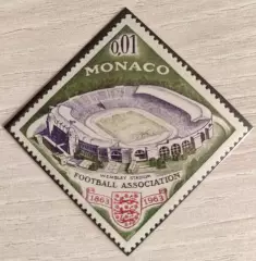 Монако 1963100 летие футбола футбольной асоциации Англии 1863-1963 1шт