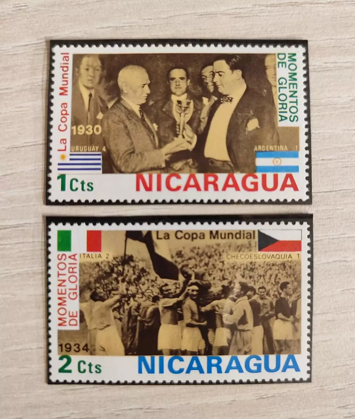 Никарагуа . Моменты славы 1974 . 2 шт