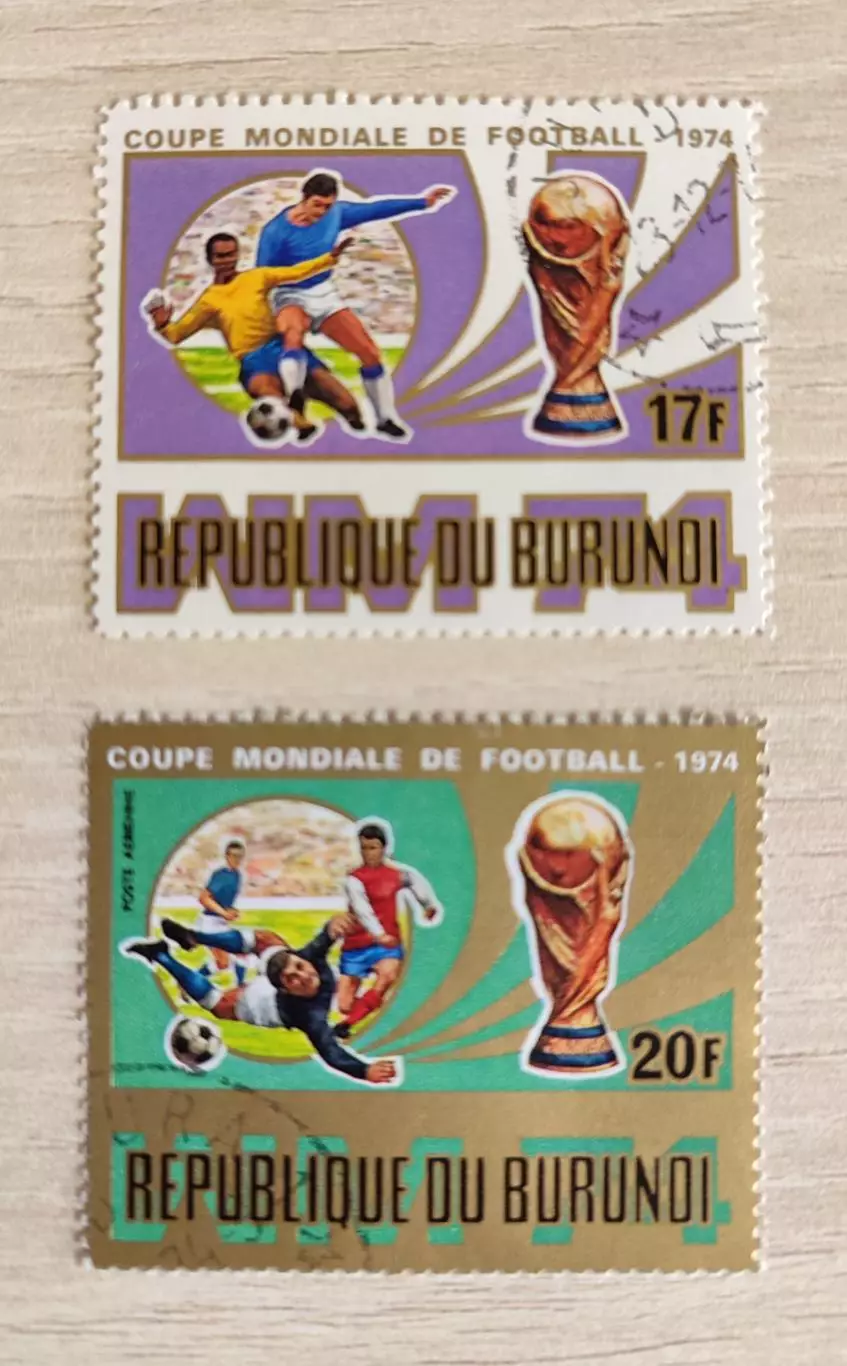 Бурунди. Чемпионат мира Мюнхен 1974 . 2 шт