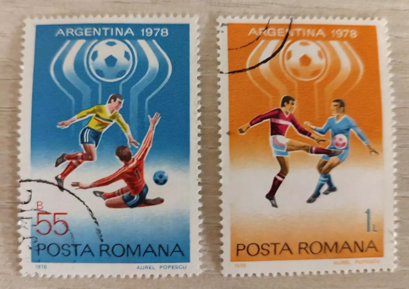 Румуния. Чемпионат мира Артгентина 1978 . 2 шт