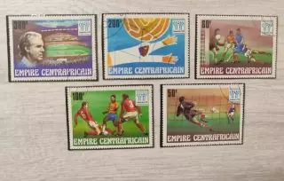 Центральноафриканская Империя. Чемпионат мира Артгентина 1978 . 5 марок