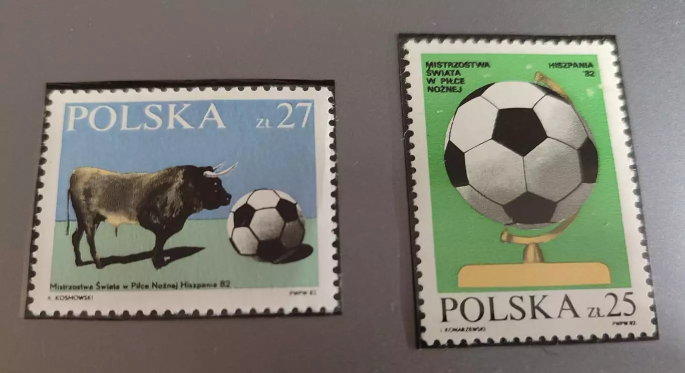 Польша. Чемпионат мира Испания 1982 . 2 марки