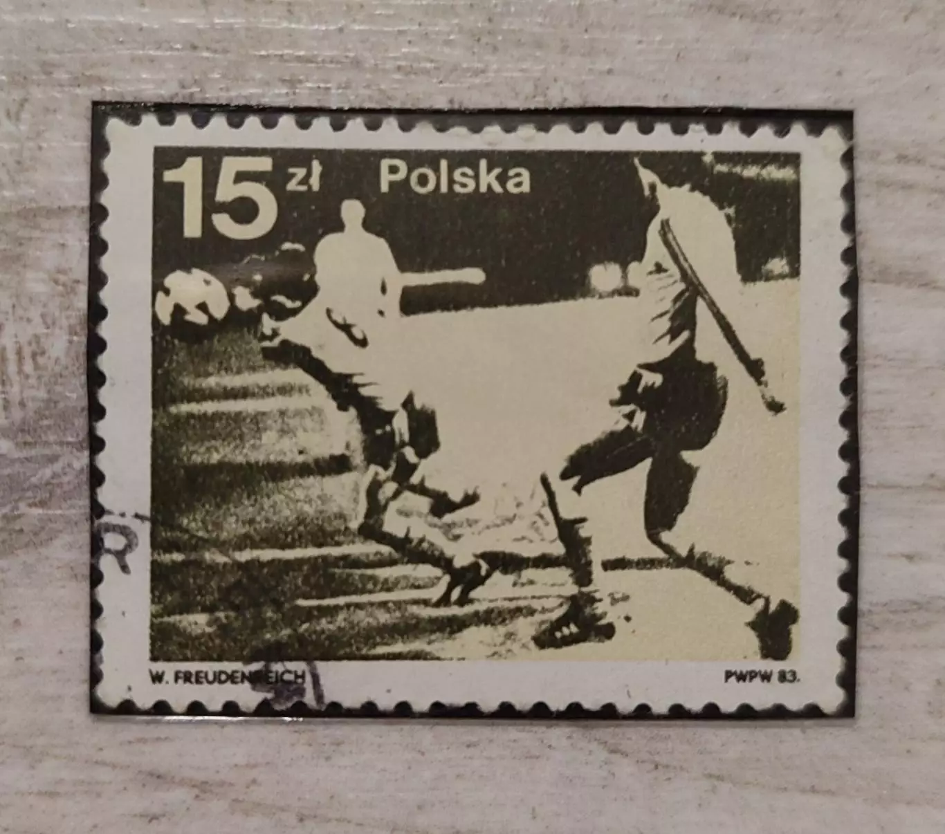 Польша. 1983. 3 место на Чемпионат мира Испания 1982 . 1 марка